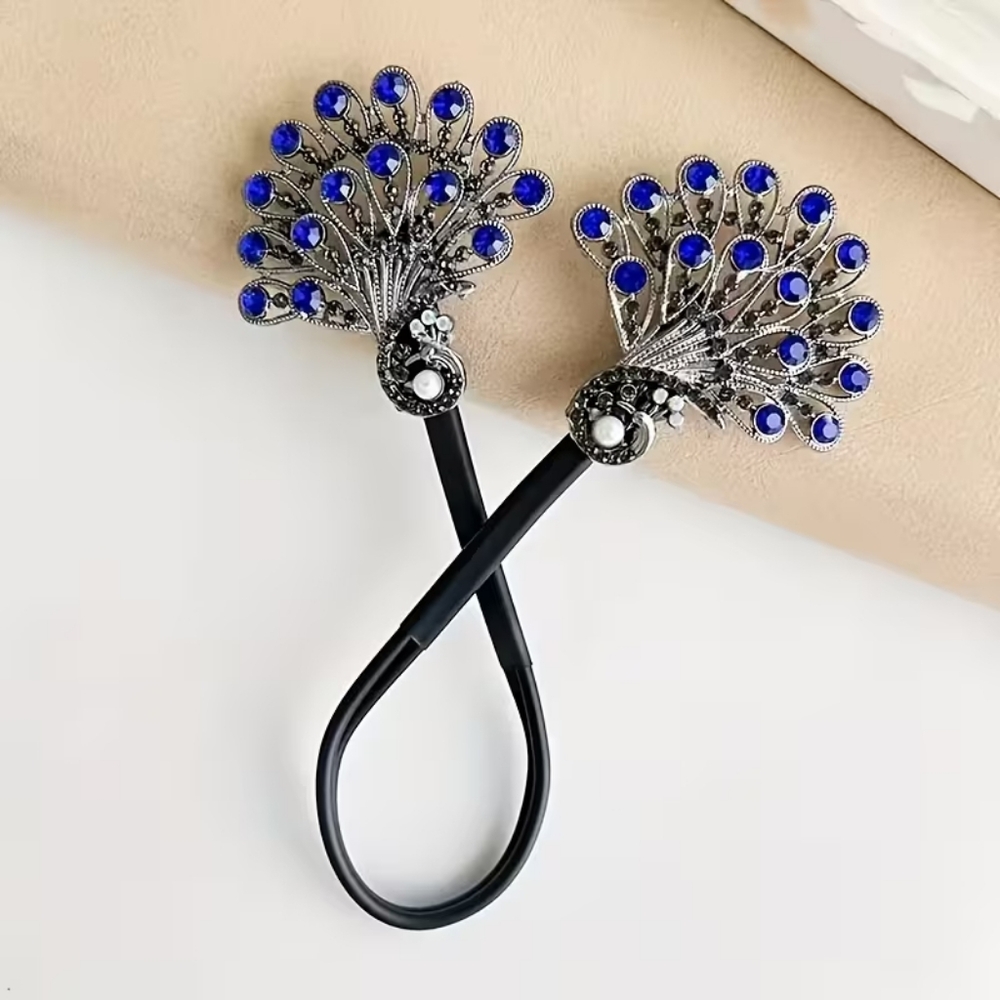 Peacock Twist Bun Holder - Picture 7 of 11